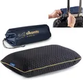 alkamto Reisekissen-Campingkissen-ergonomisches Memory-Schaum-Kissen mit