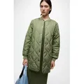 Vila Steppmantel VITATE L/S QUILT JACKET - NOOS Kunstfaser grün S (36)
