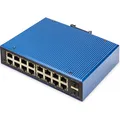Digitus Industrial 16+2-Port L2 managed Gigabit Ethernet PoE Switch (18 Ports) (DN-651159)