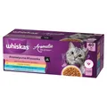 WHISKAS Aromatic Selection Multipack Portionsbeutel 1+ Gemischte Auswahl 4 Varietäten Schwein, Huhn, Meeresfisch, Lachs in Sauce 40 x 85g