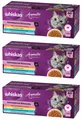 WHISKAS 1+ Aromatische Auswahl Multipack Katzennassfutter in Sauce 3x40x85g