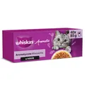 40x85g WHISKAS Aromatic Selection MIX 4 Geschmacks Rind Huhn Seefisch Lachs