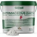 GiDeli Kieselgur 500 g – Reines Diatomeenerde Pulver gegen Vogelmilben