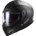 LS2 FF811 Vector II Carbon Solid, Integralhelm - Schwarz - M