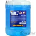 10 LITER MANNOL AG11 BLAU bis -40°C KÜHLERFROSTSCHUTZ KÜHLMITTEL FERTIG-MIX