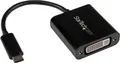 StarTech.com USB-C auf DVI Adapter - Externer Videoadapter - USB Type-C - DVI - Schwarz (CDP2DVI)