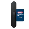 ABUS Fensterantrieb WINTECTO One – Smarter Fenstergriff für Fenster, Balkon- und Terrassentür – mit Alarmfunktion – einfache Montage ohne Bohren – Schwarz, gleichschließend (AL0145)