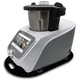 Gleitbrett aus Acryl für Monsieur Cuisine Smart | Connect und weitere Küchengeräte | schwarz glänzend | 45x27cm | hochwertige Teflongleiter für müheloses Verschieben sowie Gummifüße für festen Stand