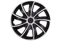 NRM Radkappen QUAD Bicolor, 17 in Zoll, (4-St) Radzierblenden für Stahlfelgen Zweifarbige Radkappen Satz 4er Set 17"