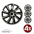 4x Radkappen 17 Zoll NRM Quad Bicolor Radblenden Silver Black silber schwarz