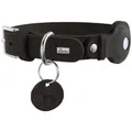 Hunter Tierbedarf Hunde-Halsband Halsband Viborg mit Halter für Apple AirTag schwarz schwarz Größe: S-M / Größe: 50 cm Verstellmöglichkeit: 37 - 43 cm