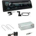 Kenwood KDC-BT560DAB Bluetooth Digitalradio Einbauset für Dacia Duster bis 2012