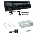 Kenwood KDC-BT560DAB Bluetooth Digitalradio Einbauset für Dacia Duster bis 2012