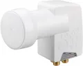 Universal Quad LNB digitaler SAT-LNB, für 4 Teilnehmer, weiß
