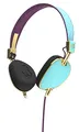Skullcandy Navigator Knockout Women's On-Ear Kopfhörer für Damen mit In-Line Mikrofon - Robin/Smoked Purple/Gold