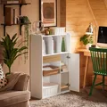 SoBuy Bücherregal mit Schublade, Regal für Büro & Zuhause bis 65kg Weiß STR11-WN