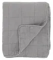 Chic Antique - Decke Quilt Tagesdecke Kuscheldecke 180x130cm Grau 16102125