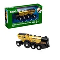 BRIO Mighty Gold Action Lokomotive 33630 ab 3 Jahren. [Spielzeug Holzspielzeug