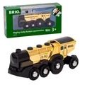 BRIO 33630 Goldene Batterielok mit Licht und Sound 3+ Jahre