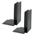 4303104  Buchstützen aus Metall, 4 Stück, schwarz, 14 x 24 x 13 cm, für Schul...