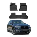 OMAC Gummi Fußmatten für BMW X5 F15 F85 2013-2018 Premium TPE Automatten 3tlg