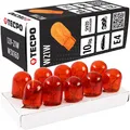 10x TECPO WY21W 12V 21W BLINKERBIRNEN ORANGE WX3X16D BLINKERLAMPEN GLASSOCKEL