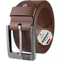 Cartvelli Ledergürtel Premium Ledergürtel Herren Made in Germany mit Geschenkbox Gürtel 40mm braun 110