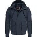 Alessandro Salvarini Herren Winterjacke AS-432 – Klassisch, Mit Fleecefutter & Kapuze