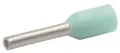 Klauke Aderendhülse, 0,34qmm, Isoliert, galvanisch verzinnt, türkis (168T)
