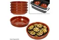 MamboCat Auflaufform MamboCat 6er Set Airfryer Tonschalen rund Ø16 cm 250ml Cazuela Tapas, Ton