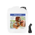 5L Leinöl Holzschutz | Holz-Pflegeöl für Echtholzmöbel (5L + Ausgießer)