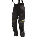 Modeka Panamericana Damen Motorrad Textilhose, schwarz-gelb, Größe 36