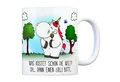 speecheese Tasse Honeycorns Kaffeebecher mit Einhorn Motiv und Spruch: Was kostet die