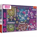 Trefl Puzzle Neon Hello Kitty, Kätzchen, 500 Teile, 48 x 34 cm, 37523