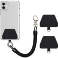Handyband Spiralkabel Schlüsselanhänger Smartphone Reise Zubehör