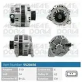 MEAT & DORIA 5520456 Lichtmaschine Generator LiMa 110A 14V für NISSAN MURANO (Z50) MAXIMA QX (A33) MAXIMA QX (A32) MAXIMA Station Wagon