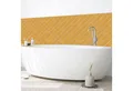 Bilderdepot24 Badrückwand orange fugenlose Wandverkleidung Bad Unifarben, (Hartfolie matt » Selbstklebend SMART 0,35 mm), wasserfestes Wandpaneel Mosaik Fliesen Orange