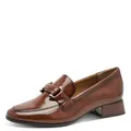 Marco Tozzi Damen Slipper mit Blockabsatz Elegant, Braun (Cafe), 40 EU