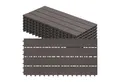 Woltu WPC-Fliesen, 6 St., Terrassendielen Holz-Optik 30x60cm mit klicksystem