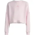 Mode&Accessoires Adidas AG Adidas Kinder SWEATSHIRT FUTURE ICONS Cropped - Pink - 164