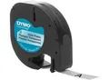 Schriftbandkassette für DYMO® Letra Tag, Kunststoff, 12mm, transparent