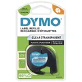 Dymo Letratag Kunststoffband transparent 12mm x 4m