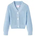Kinderstrickjacke gestrickt 98 Blau