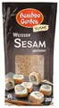 Bamboo Garden - Sesam weiß geröstet | 200 g im Beutel | Ideales Topping für gebratene Nudeln oder Sushi