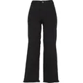 URBAN CLASSICS Bequeme Jeans Urban Classics Ladies Relaxed Straight Fit Denim schwarz 34
