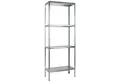 SCHULTE Regalwelt Steckregal mit 4 PowerMAX Fachböden, 60 kg Tragkraft, 180x60x40 cm (HxBxT)