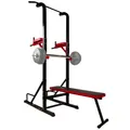 Pull Up Power Tower Dip Station Kraftturm Kraftstation mit Hantelbank Klimmzug