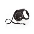 Flexi Automatische Hundeleine Black Design M Band 5 M Schwarz