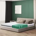 Orthopädische Matratze 90 X 150 Aus Antibakteriellem Memory - Höhe 16 Cm - 3d Air Hypoallergener Faserstoff - 7 Differenzierte Zonen