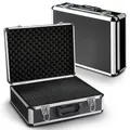 PeakTech P 7305 Universalkoffer – abschließbarer Universal-Transportkoffer mit Würfelschaumstoff – tragbarer Fotokoffer – robuster Koffer mit Schutz vor Regen und Staub – Groß (405 x 330 x 150 mm)